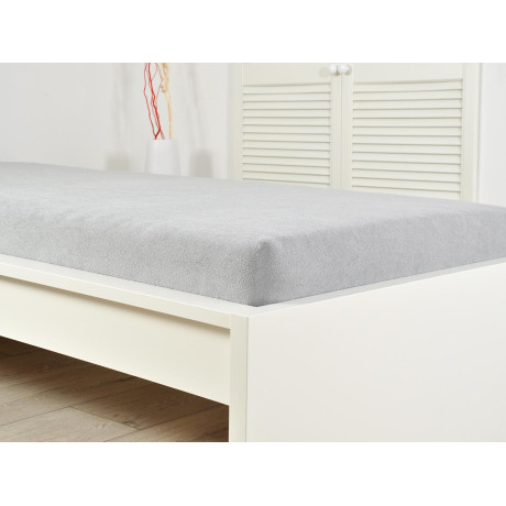 Prostěradlo Jersey bavlna IDEAL - Šedá