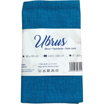 Ubrus DEKOTEX - tyrkysový