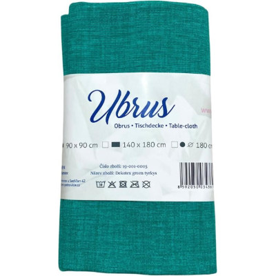 Ubrus DEKOTEX - zelený tyrkys