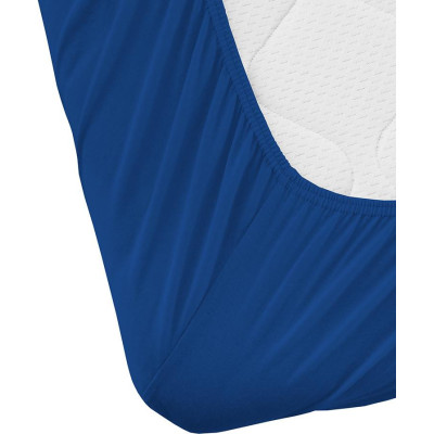 Prostěradlo Jersey bavlna IDEAL - Královská modř