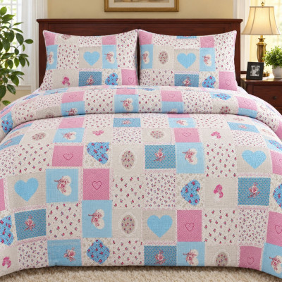 Krepové povlečení - Patchwork